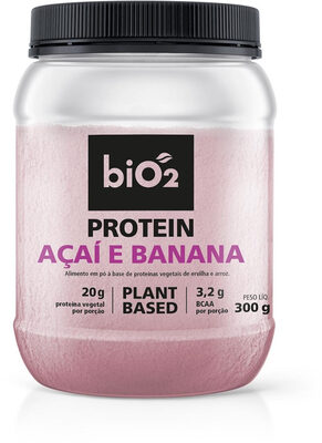 Proteína Vegetal Açaí E Banana Bio2 Protein Pote 300g